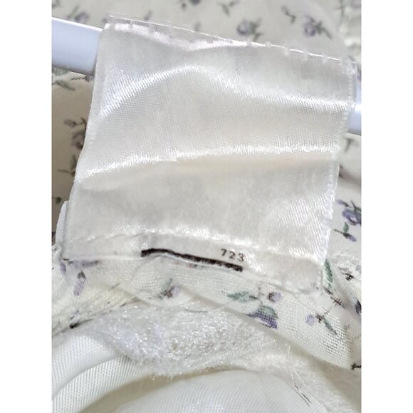 Vintage 70s Gunne Sax By Jessica San Francisco Floral Maxi Dress *READ* With Lac - Picture 12 of 15